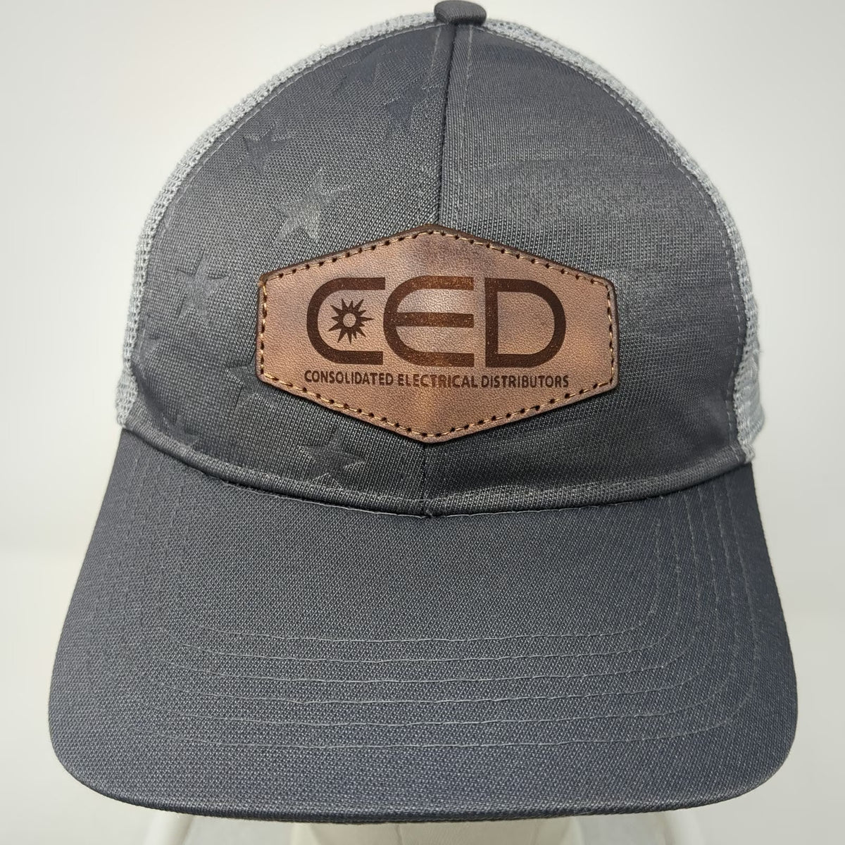 Outdoor Cap Trucker Hat Gray One Size CED Consolidated Electrical Eaton Star