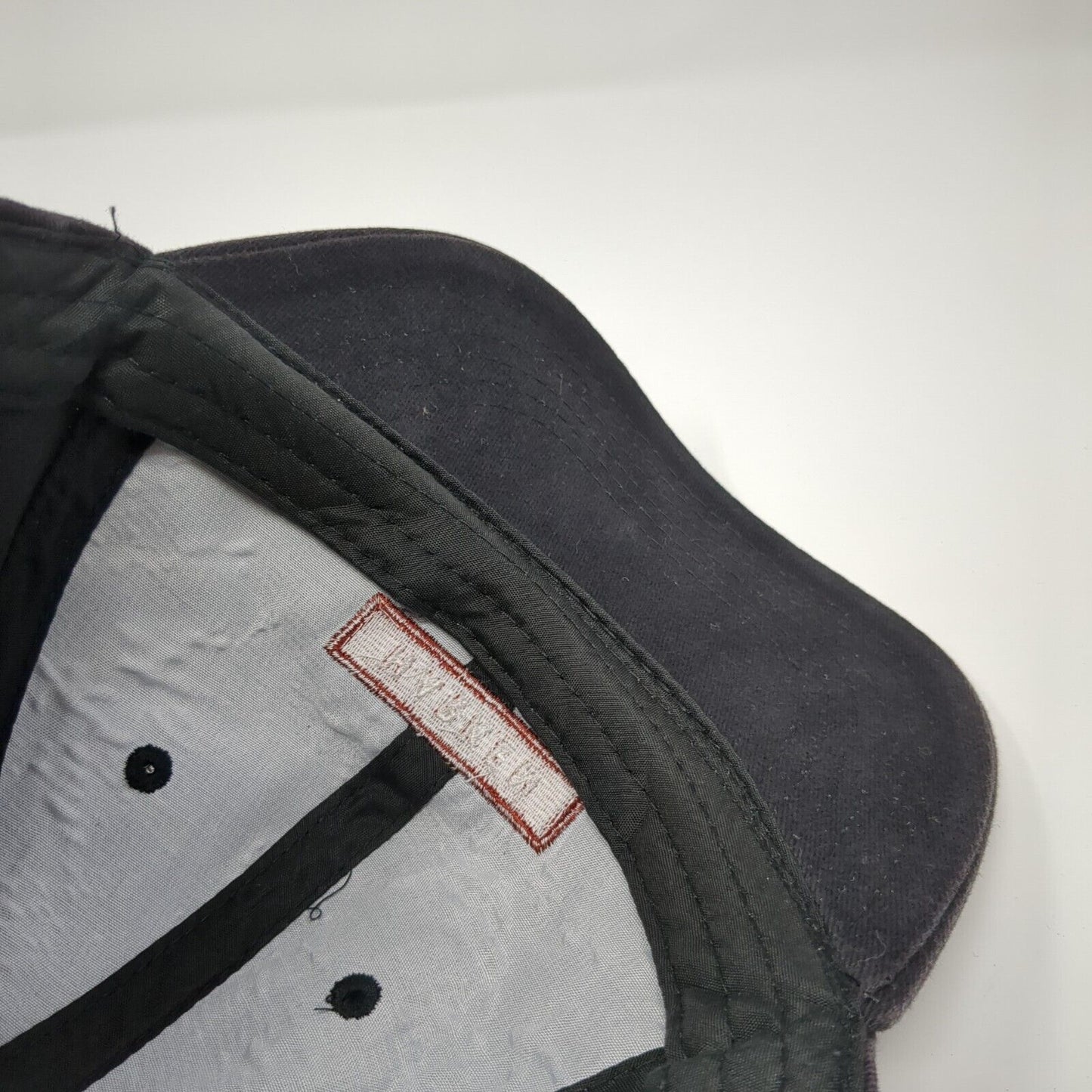 Harken Strapback Baseball Cap Black One Size Adjustable Embroidered Apollo USA
