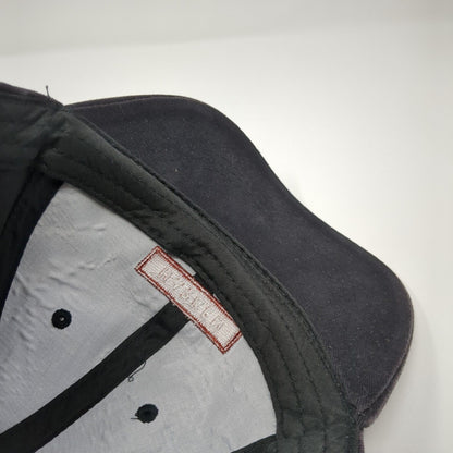Harken Strapback Baseball Cap Black One Size Adjustable Embroidered Apollo USA