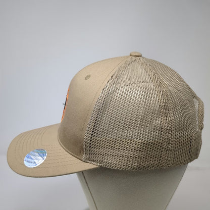 KBethos Trucker Hat Beige One Size Mesh Snapback Ditch Witch Patch Logo Work