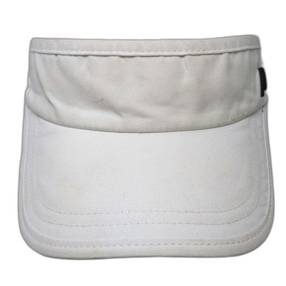 Prince Visor White One Size Mesh Side Panels Strapback Black Underbrim Hat