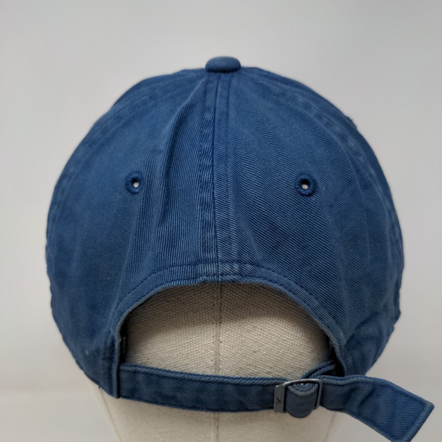 Nike Swoosh Slideback Hat Blue OSFM Embroidered Heritage 86 Vent Holes