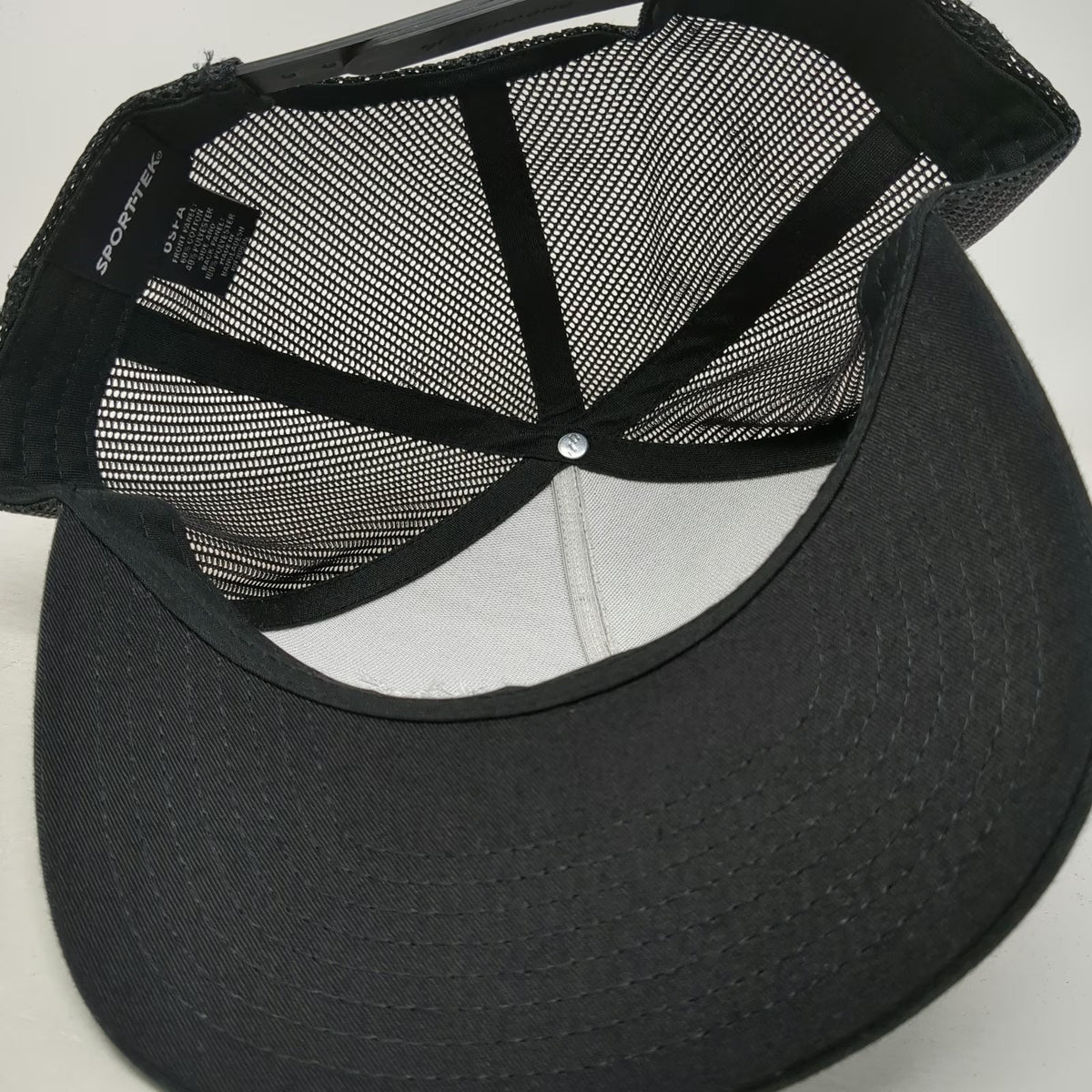 Sport-Tek Trucker Hat Black One Size Boise MTN Bike Festival The Basin Snapback