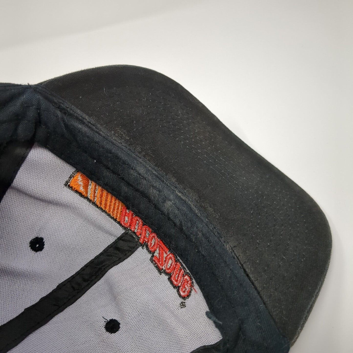 AutoZone Strapback Hat Black One Size Adjustable Embroidered Vented Holes