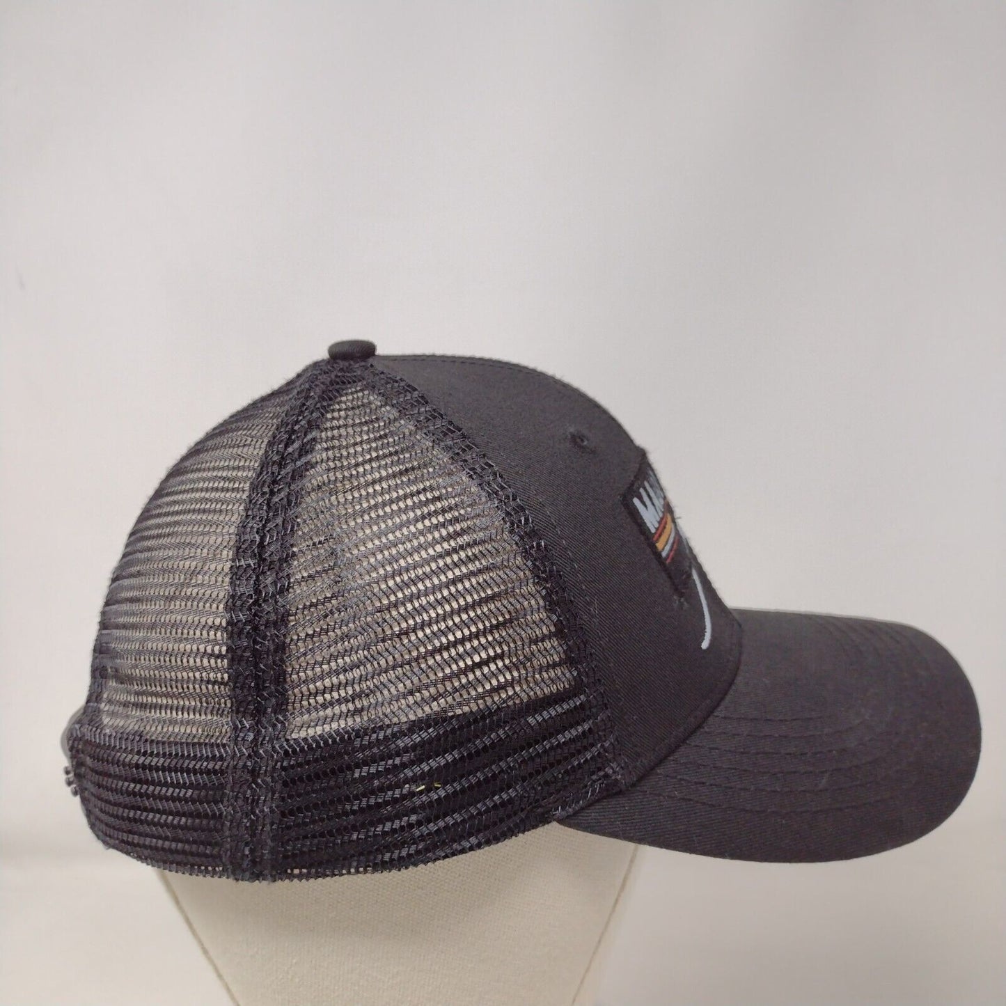 Maui Hawaii Aloha Snapback Trucker Hat Black OS Adjustable Mesh Back Blue 84