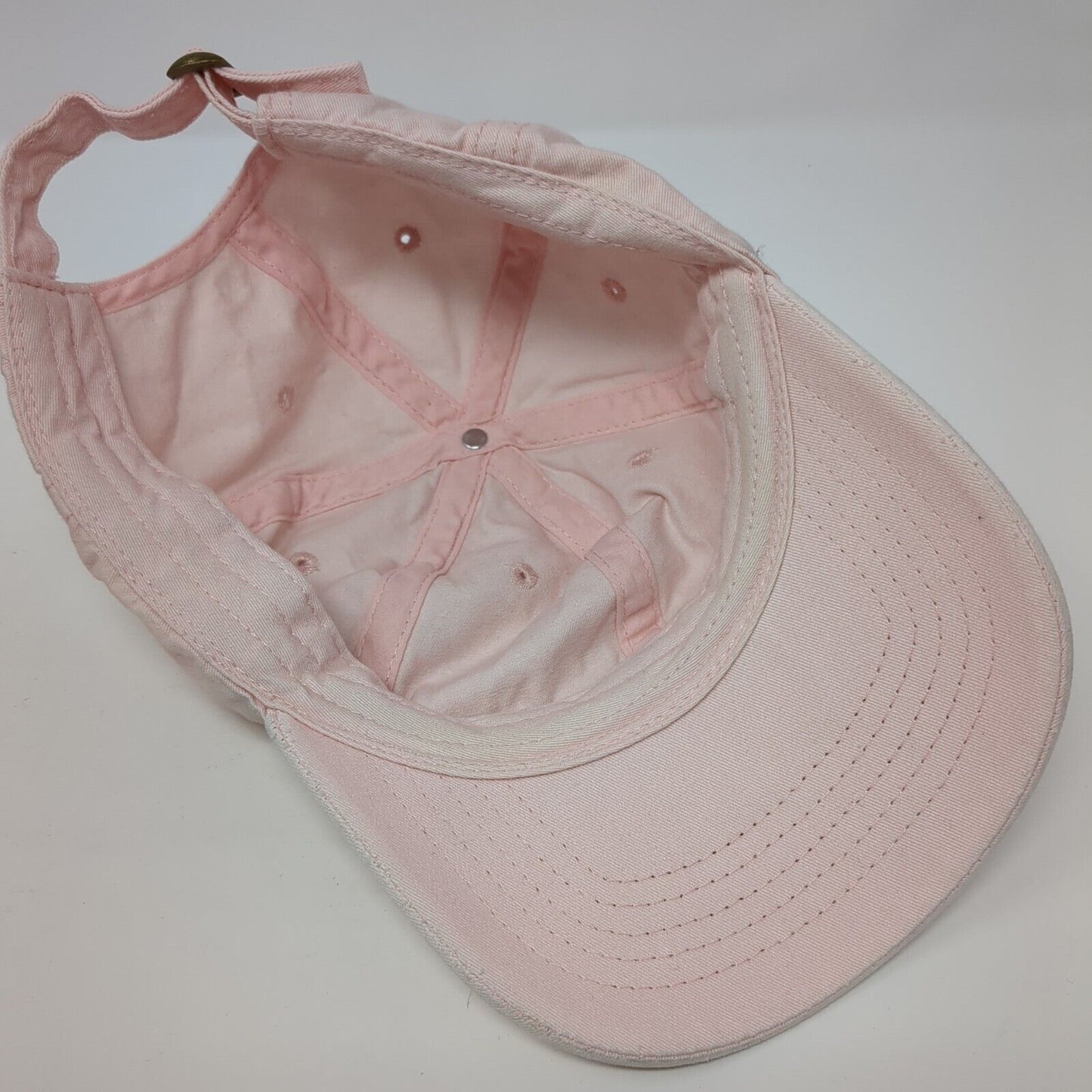 Unbranded Slideback Hat Pink Rose Blush One Size Adjustable Blank