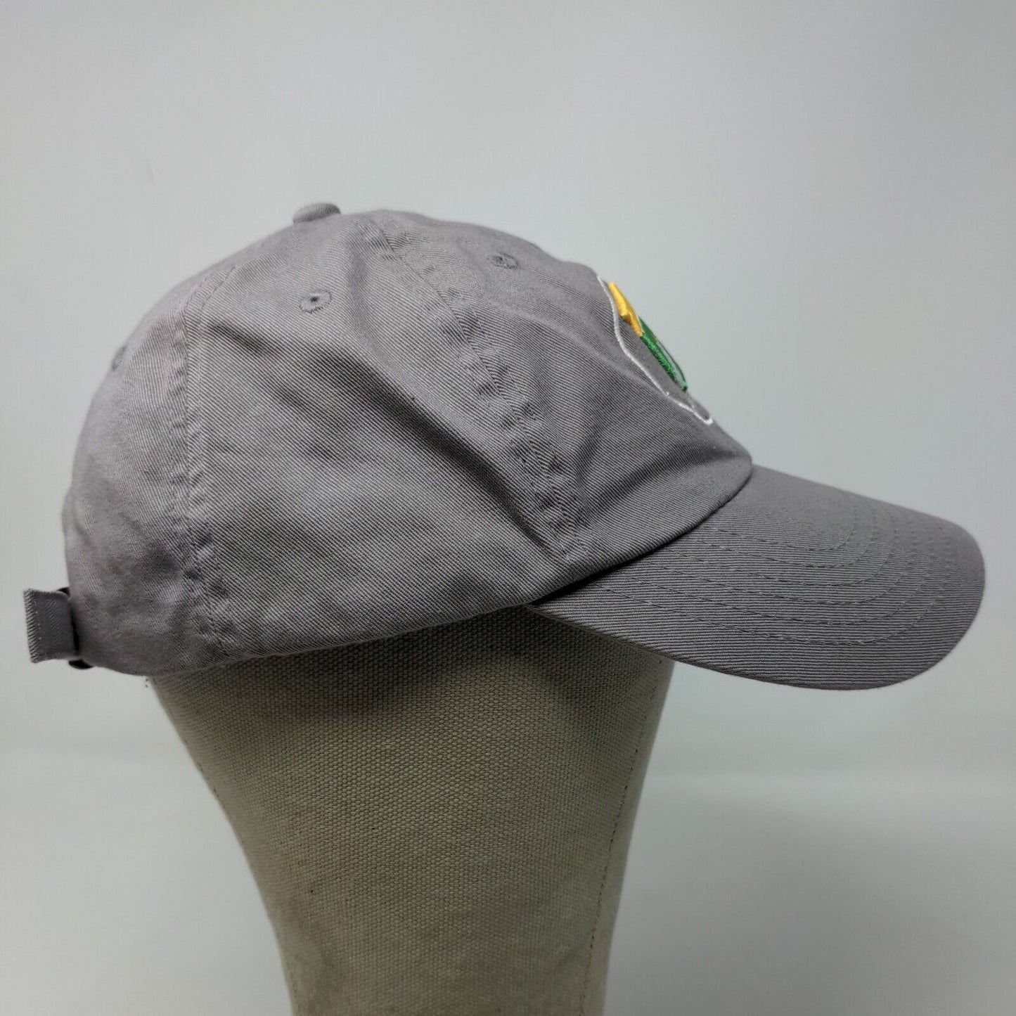 Unbranded Men's Slideback Hat Gray Adjustable Embroidered Together Logo Cotton