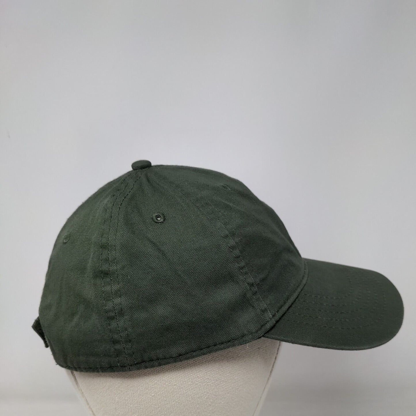 Unbranded Strapback Hat Green Sea Turtle OSFM Solid Blank 6 Panel