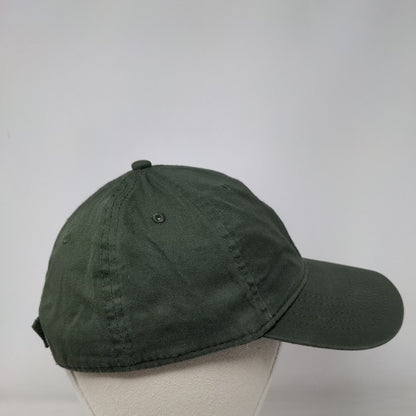 Unbranded Strapback Hat Green Sea Turtle OSFM Solid Blank 6 Panel