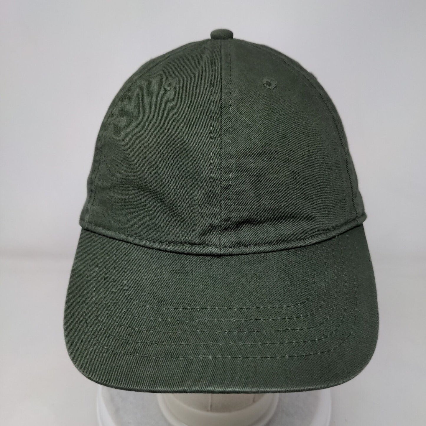 Unbranded Strapback Hat Green Sea Turtle OSFM Solid Blank 6 Panel