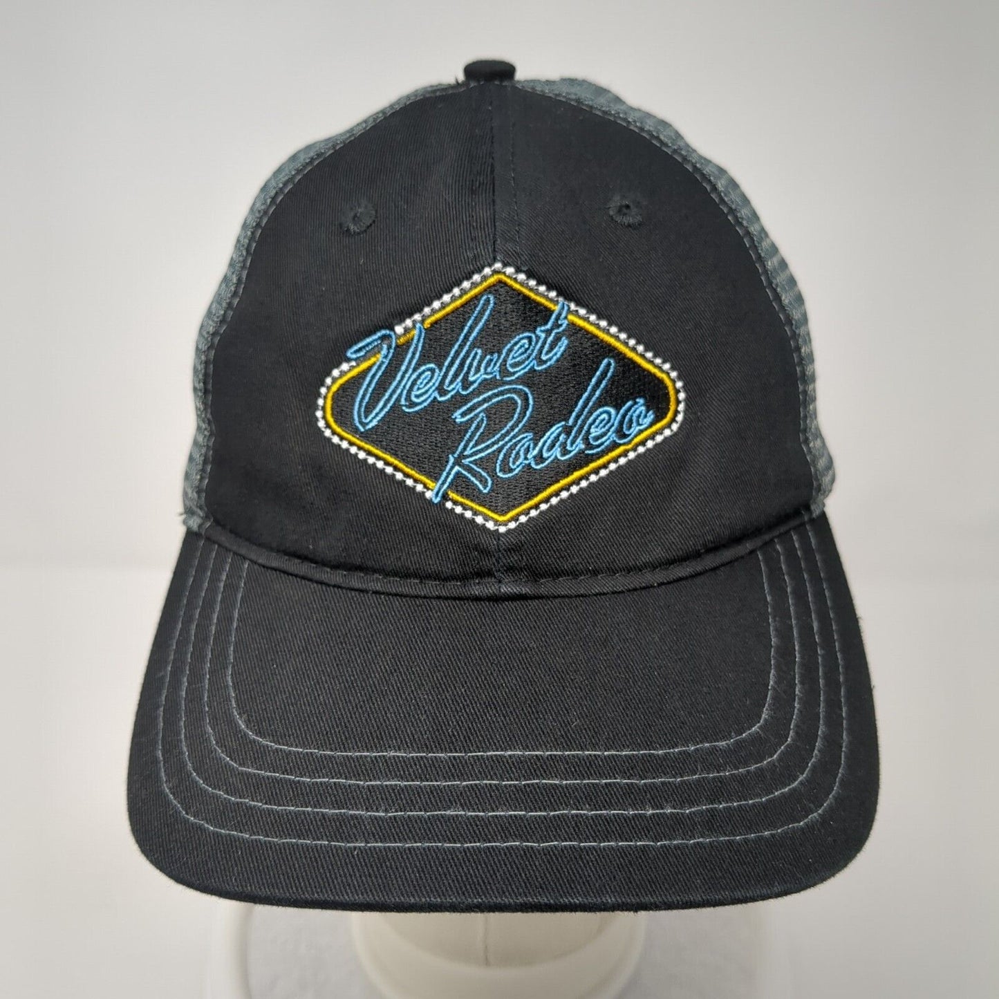 Velvet Rodeo Mesh Back Trucker Hat Black One Size Miranda Lambert