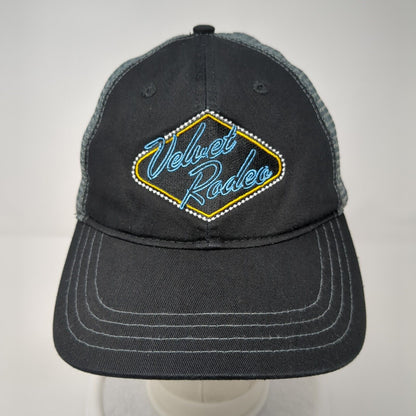 Velvet Rodeo Mesh Back Trucker Hat Black One Size Miranda Lambert