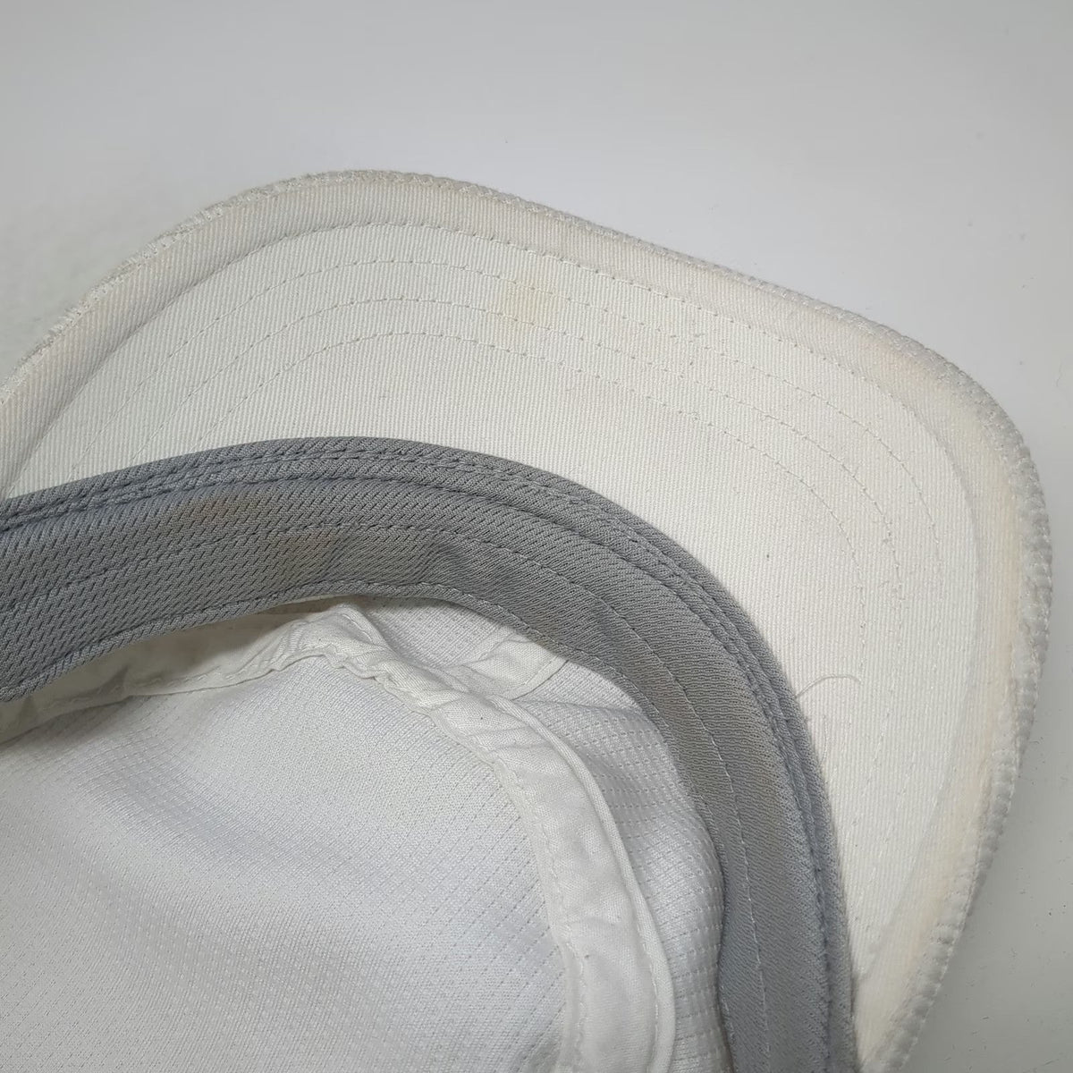 Adidas Army Cap White One Size Waffle Knit ClimaCool Logo Strapback Hat