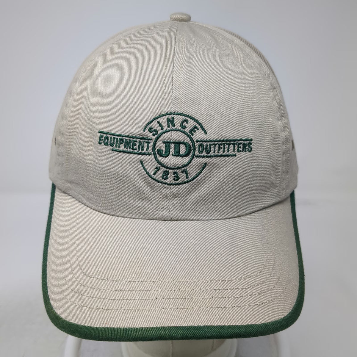 Curb Baseball Cap Beige One Size Hat Strapback JD Equipment Outfitters Green