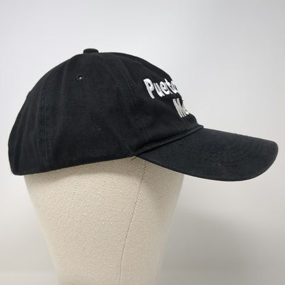 Puerto Morelos Mexico Gecko Lizard Baseball Cap Black One Size Adjustable Hat