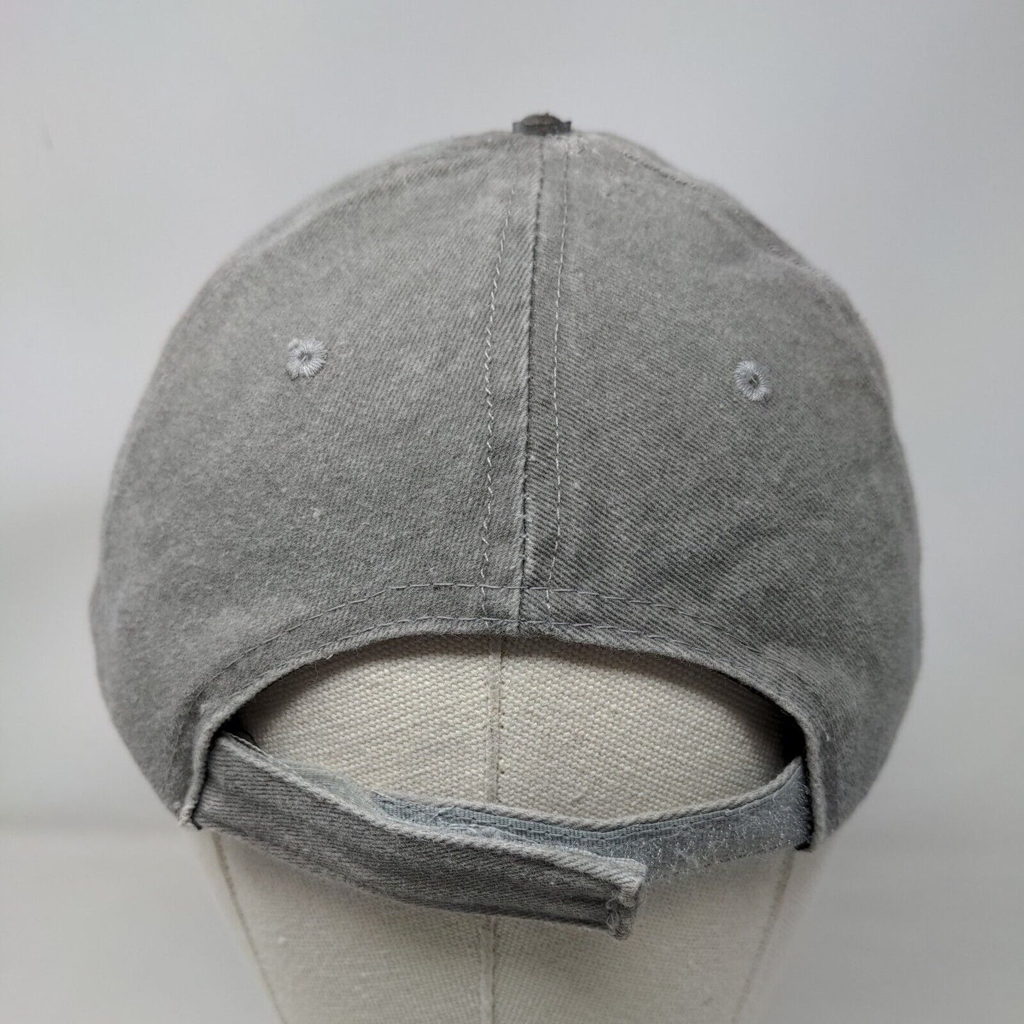 Madeira Beach Florida Strapback Hat Gray One Size Embroidered 6 Panel Surf Style