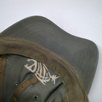 G-Loomis Baseball Cap Green One Size Skeleton Fish Logo Hat Strapback Cotton