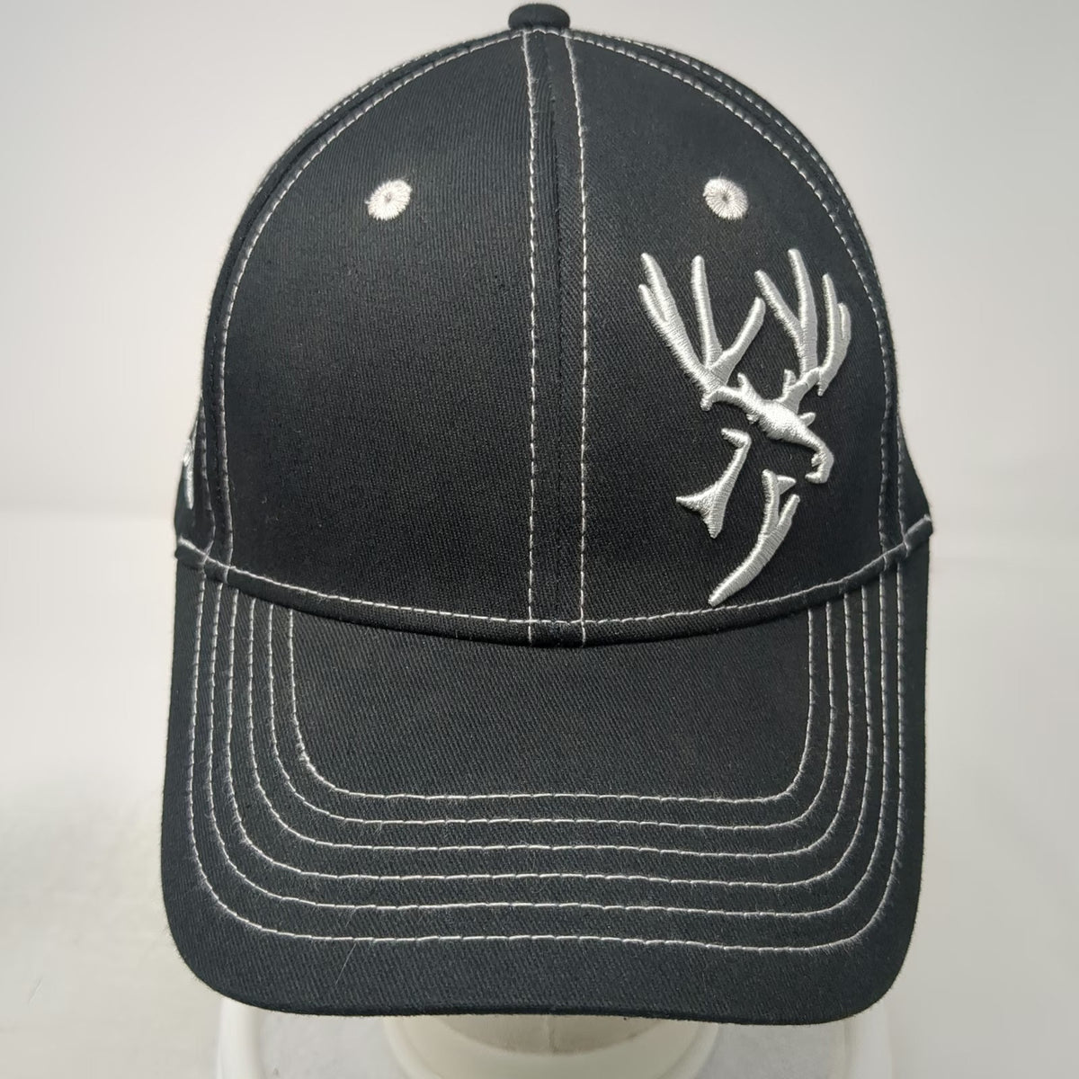 Mule Deer Foundation Baseball Cap Black One Size Contrast Stitch Volunteer Hat