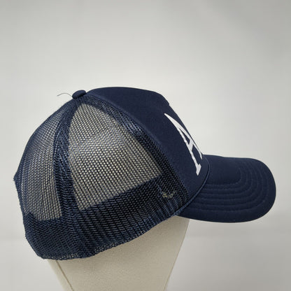 Alpha Xi Delta Snapback Mesh Back Rope Trucker Hat Blue One Size Otto