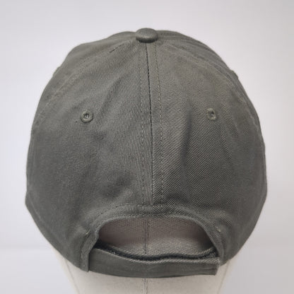Justin Boots Strapback Hat Brown One Size Adjustable Embroidered Outdoor