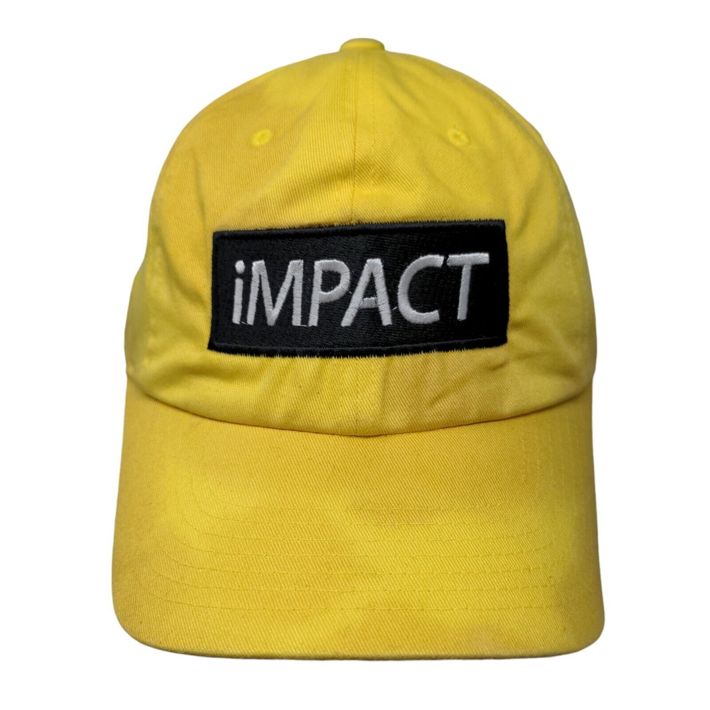 iMPACT Slideback Hat Yellow One Size Adjustable Embroidered Luxury Headwear