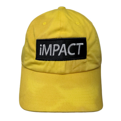 iMPACT Slideback Hat Yellow One Size Adjustable Embroidered Luxury Headwear
