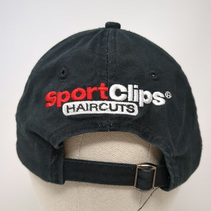 Head To Toe Baseball Cap Black One Size Chenille Patch Sport Clips Frayed Hat