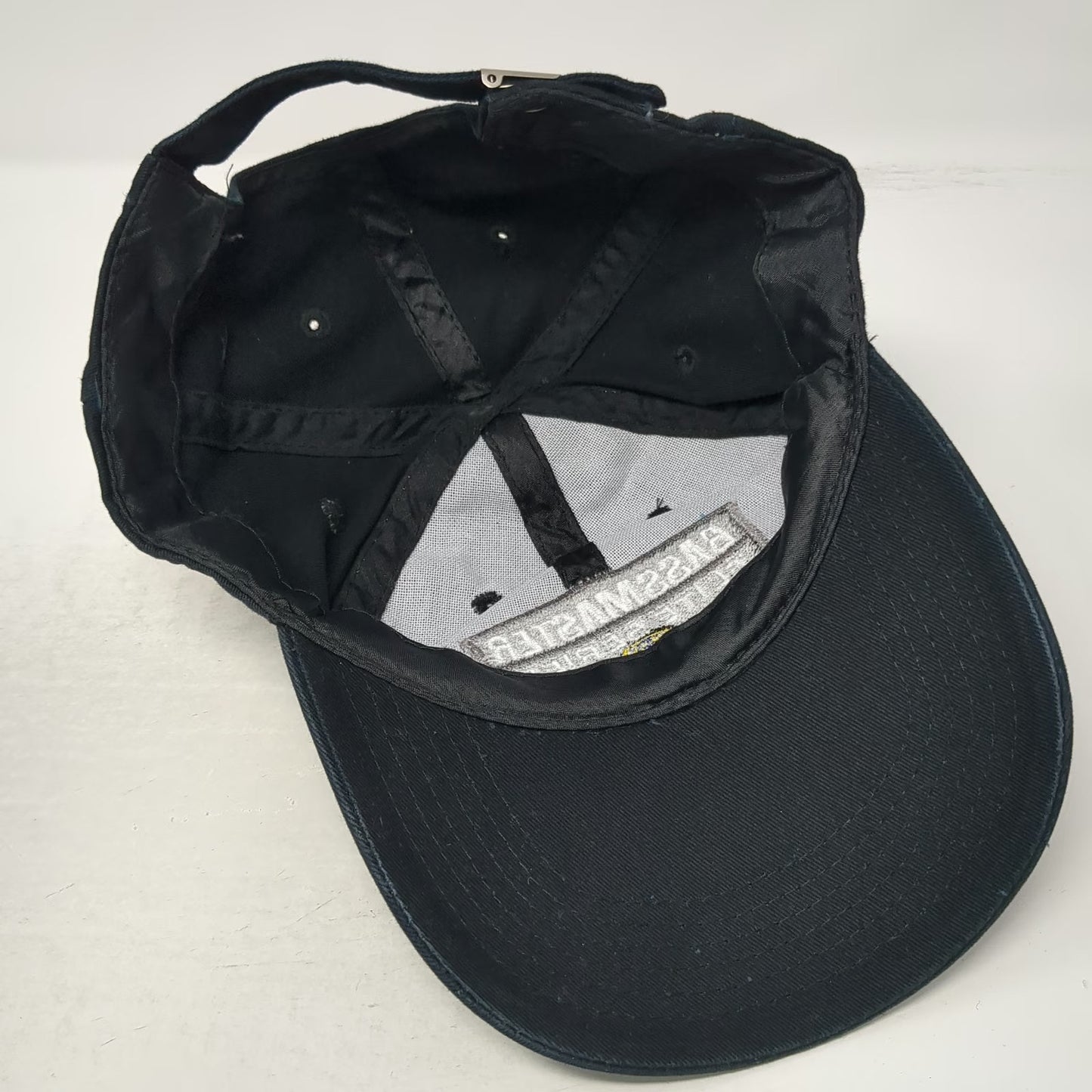 Baseball Cap Black One Size Bassmaster Elite Series Carquest Slideback Hat Patch