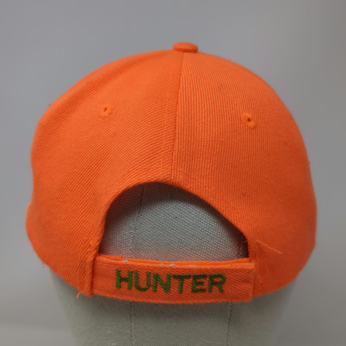 Orange Baseball Cap OSFM Hunter Deer Rifle Camo Strapback Hunting Outdoors Hat