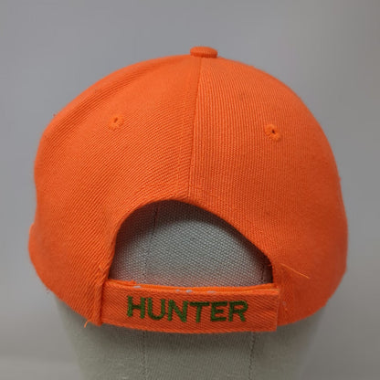 Orange Baseball Cap OSFM Hunter Deer Rifle Camo Strapback Hunting Outdoors Hat