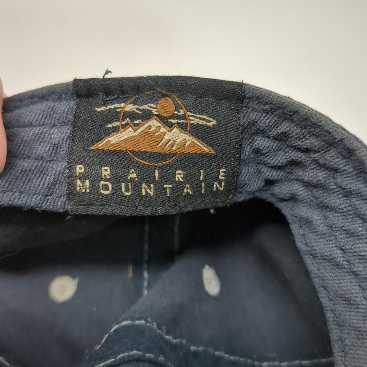 Prairie Mountain Gray One Size Baseball Cap Hat Yosemite California Distressed