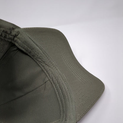 Ama Waterways Slideback Hat Green One Size Adjustable Embroidered Vented Holes