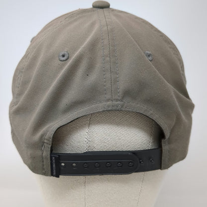 TravisMathew Snapback Beige OSFM Flexfit 110 Rubber Logo Performance Golf Hat