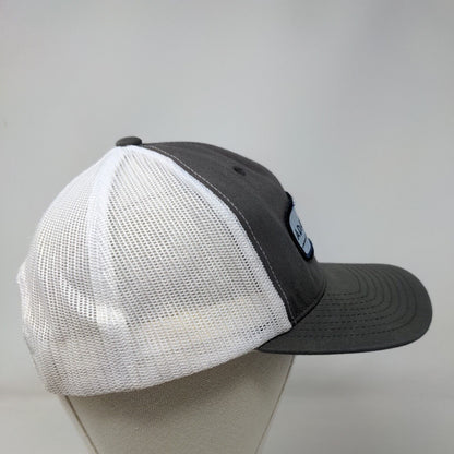 Adams Fly Co. MMXVII Snapback Mesh Back Trucker Hat Gray Colorblock