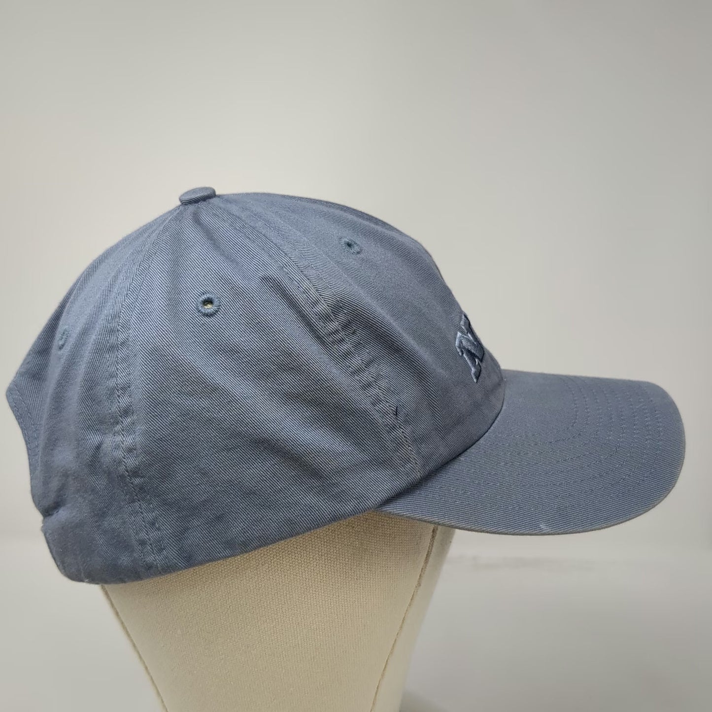 Nike Baseball Cap Blue One Size Embroidered Logo Swoosh Cotton Slideback Hat