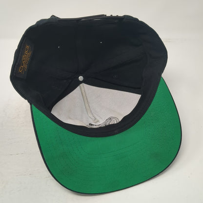 Yupoong Snapback Black One Size North Boise Futbol Club Soccer Hat Green Brim