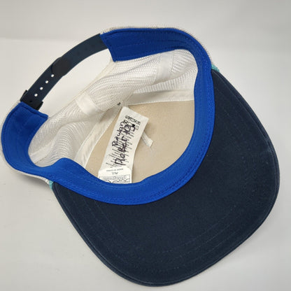 Bear Snapback Trucker Hat Blue Youth Boys One Size Mesh Back Rope Patagonia