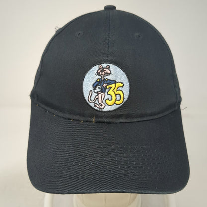 Port & Company Baseball Cap Black One Size Strapback Pink Panther 35th Patch