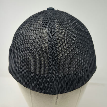 Richardson Baseball Cap Black Hat M Mesh Flexfit 110 Rogue Star Embroidery Logo