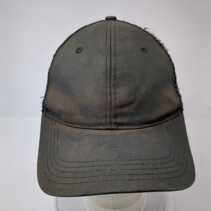 Carhartt Snapback Trucker Hat Black One Size Adjustable Mesh Back 6 Panel Blank