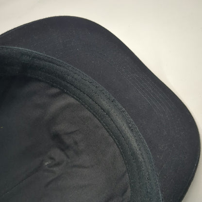 Whiskey Bent Company Trucker Hat Black One Size Braided Rope Patch Mesh Snapback