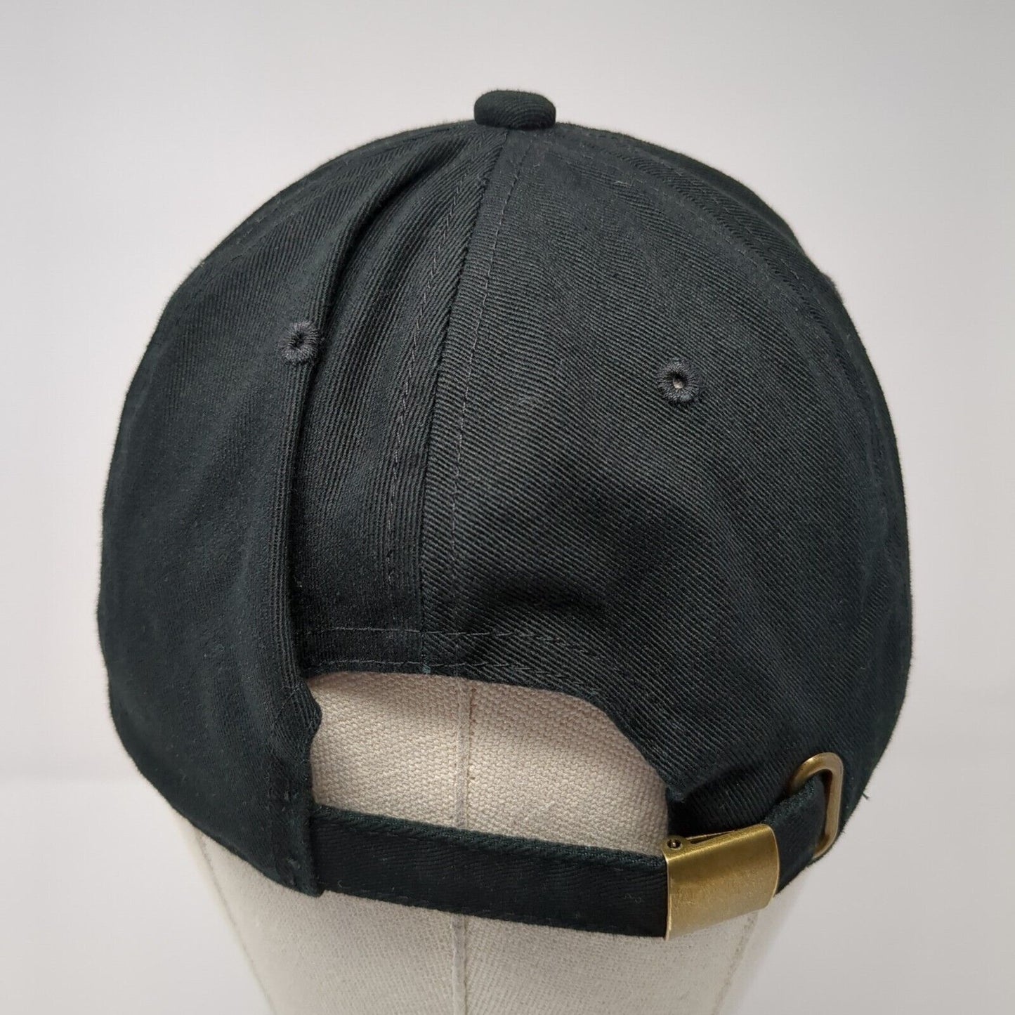 Academy Fits Slideback Hat Black One Size Adjustable Embroidered Art