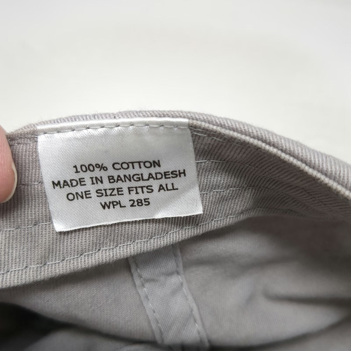 Gray OSFM Baseball Cap Ft. Lauderdale FL Embroidered Adjustable Slideback Hat