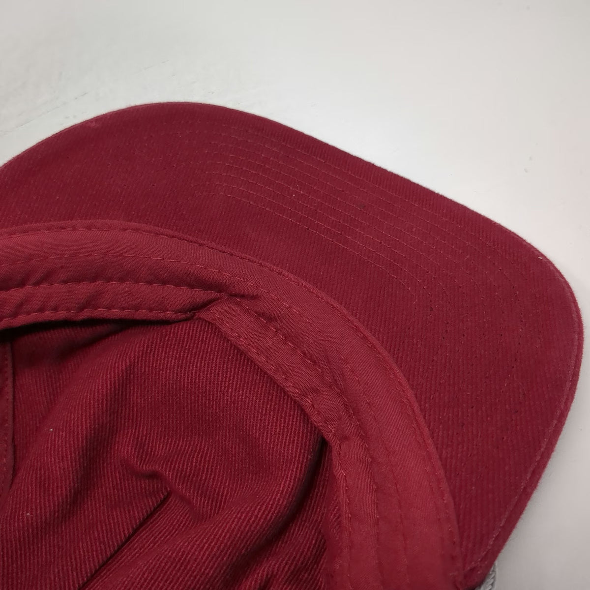 No Star Supply Co 5 Panel Red Hat One Size Rope Strapback Geometric Logo Cotton