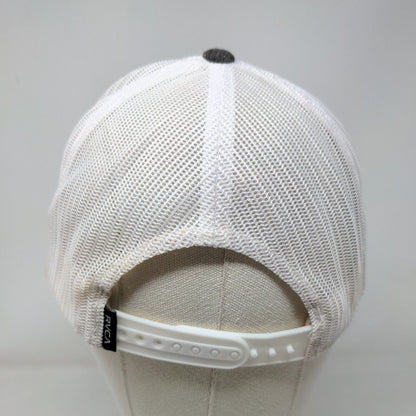 RVCA VA Patch Snapback Mesh Back Trucker Hat Multi Mid Fit Colorblock