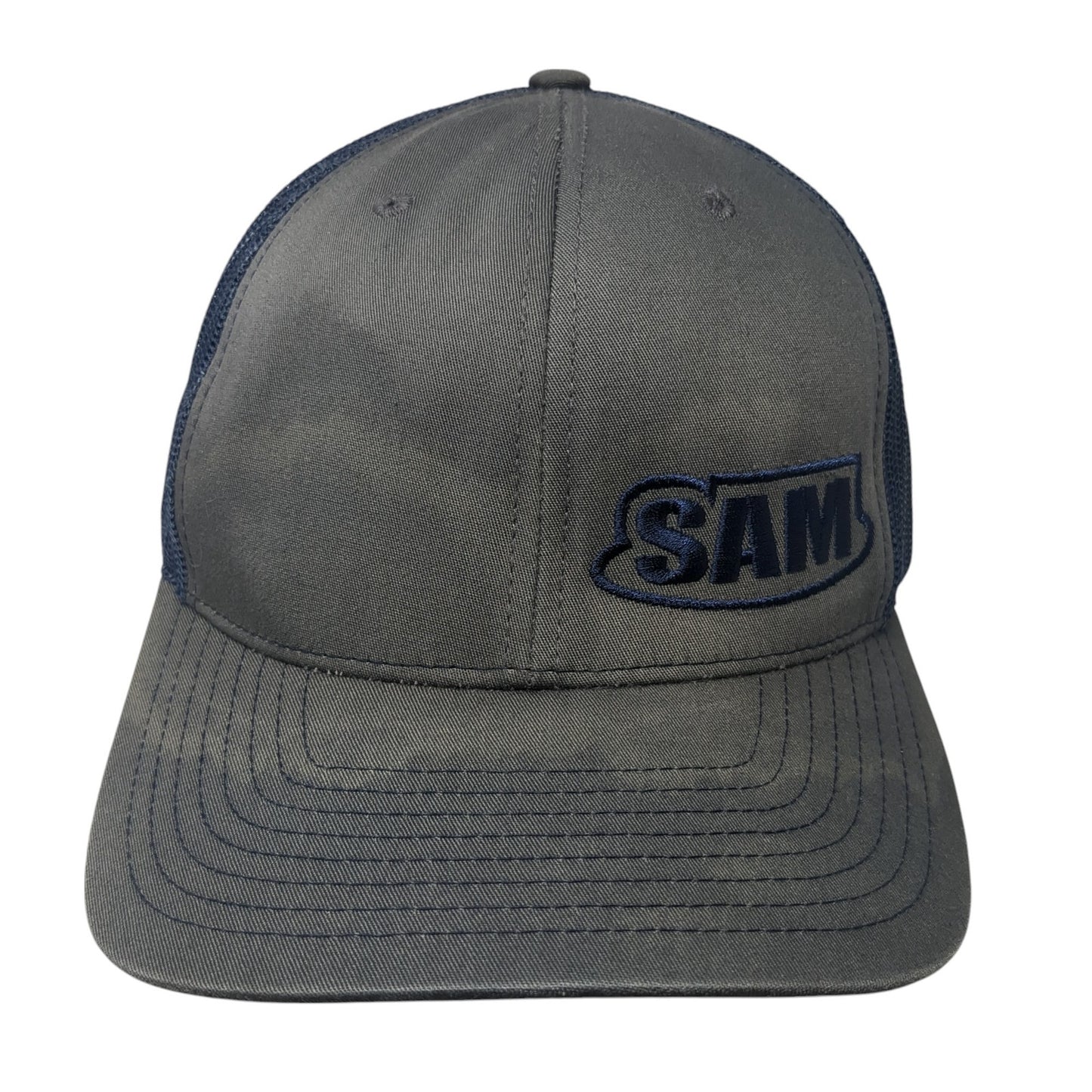 SAM Snapback Trucker Hat Multicolor One Size Mesh Back Richardson