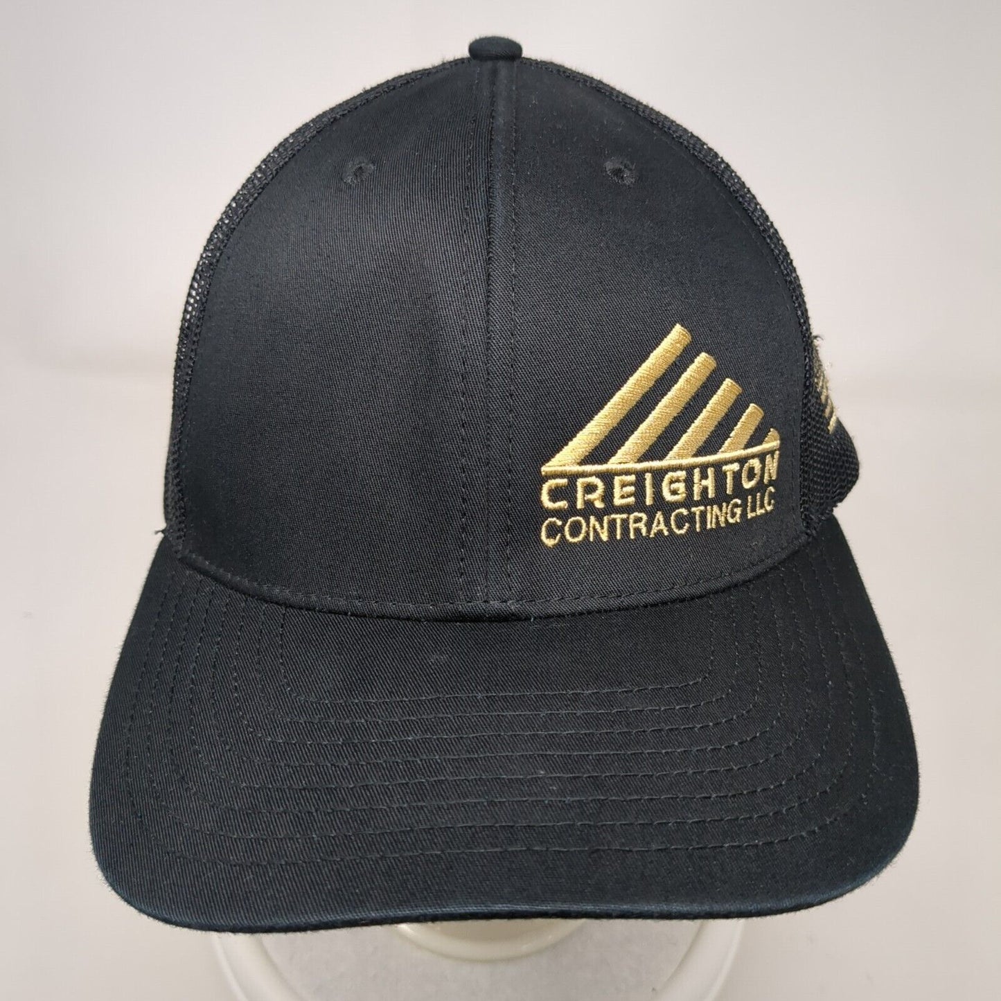Creighton Contracting LLC Snapback Trucker Hat Black OSFA Mesh Back Richardson