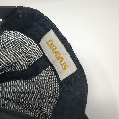 Dravus Trucker Hat Green Black One Size Parks & Rec Mallard Duck Graphic Patch