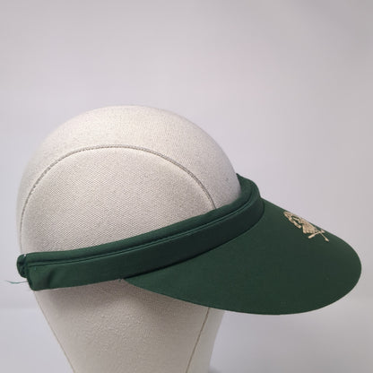 Dockers Clip On Visor Hat Green One Size Embroidered Logo Outdoor