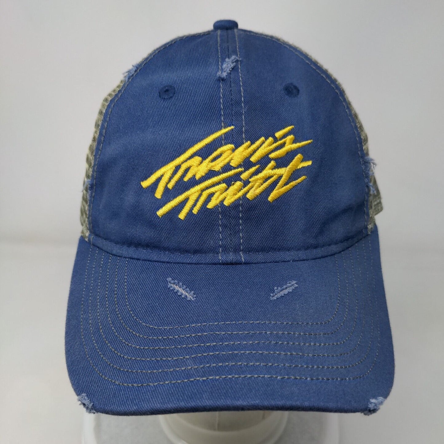 Travis Tritt Slideback Trucker Hat Multicolor OS Adjustable Mesh Back Sportsman